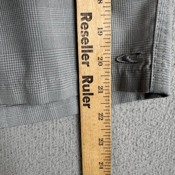 Oneill Short Men Size 36 Gray Plaid Hybrid Board Chino 11L Summer Lightweight - Picture 3 of 8